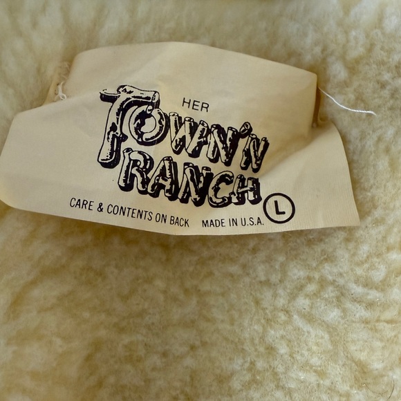 Vintage 1970’s Women’s Town’n Ranch Made in USA Faux Sherpa Lined Coat - Picture 6 of 10
